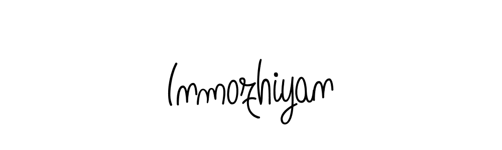 How to make Inmozhiyan name signature. Use Angelique-Rose-font-FFP style for creating short signs online. This is the latest handwritten sign. Inmozhiyan signature style 5 images and pictures png