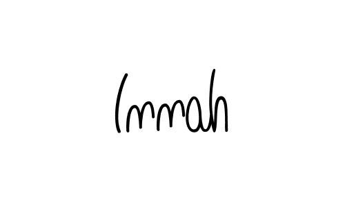 How to make Innah signature? Angelique-Rose-font-FFP is a professional autograph style. Create handwritten signature for Innah name. Innah signature style 5 images and pictures png