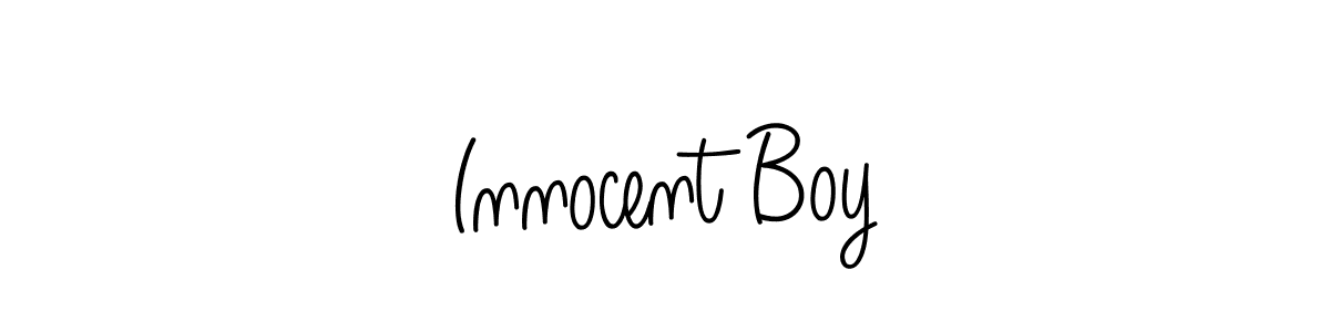 How to Draw Innocent Boy signature style? Angelique-Rose-font-FFP is a latest design signature styles for name Innocent Boy. Innocent Boy signature style 5 images and pictures png