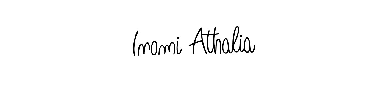Also You can easily find your signature by using the search form. We will create Inomi Athalia name handwritten signature images for you free of cost using Angelique-Rose-font-FFP sign style. Inomi Athalia signature style 5 images and pictures png