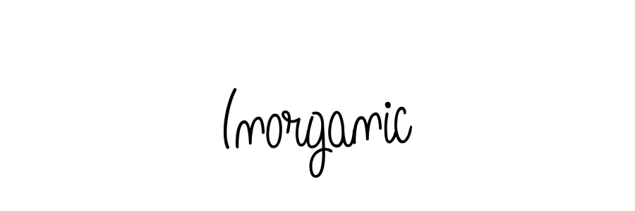 Make a beautiful signature design for name Inorganic. With this signature (Angelique-Rose-font-FFP) style, you can create a handwritten signature for free. Inorganic signature style 5 images and pictures png