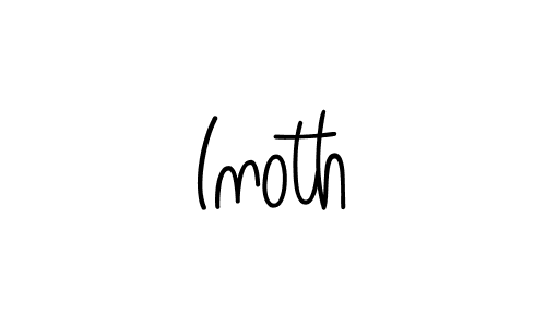 The best way (Angelique-Rose-font-FFP) to make a short signature is to pick only two or three words in your name. The name Inoth include a total of six letters. For converting this name. Inoth signature style 5 images and pictures png