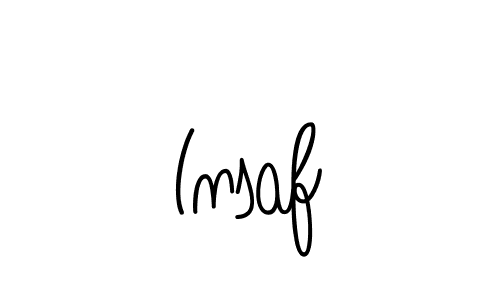 Also we have Insaf name is the best signature style. Create professional handwritten signature collection using Angelique-Rose-font-FFP autograph style. Insaf signature style 5 images and pictures png