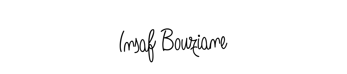 Check out images of Autograph of Insaf Bouziane name. Actor Insaf Bouziane Signature Style. Angelique-Rose-font-FFP is a professional sign style online. Insaf Bouziane signature style 5 images and pictures png