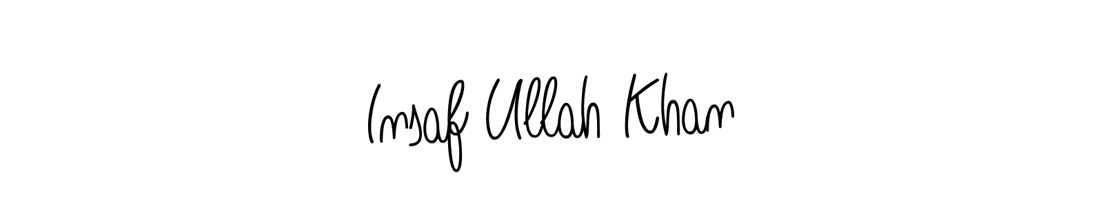 Make a beautiful signature design for name Insaf Ullah Khan. Use this online signature maker to create a handwritten signature for free. Insaf Ullah Khan signature style 5 images and pictures png