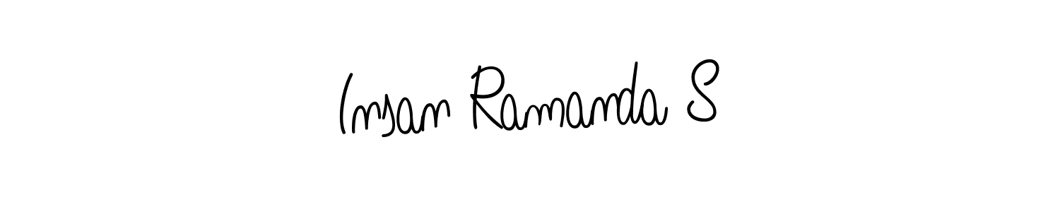 Make a short Insan Ramanda S signature style. Manage your documents anywhere anytime using Angelique-Rose-font-FFP. Create and add eSignatures, submit forms, share and send files easily. Insan Ramanda S signature style 5 images and pictures png