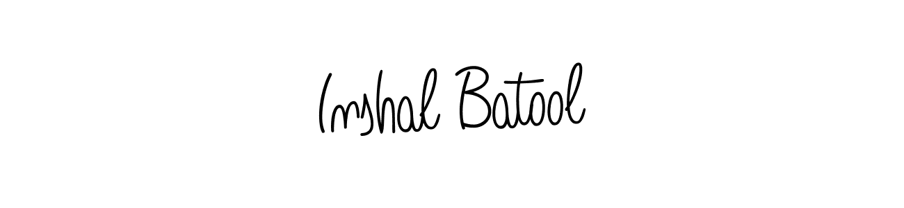 if you are searching for the best signature style for your name Inshal Batool. so please give up your signature search. here we have designed multiple signature styles  using Angelique-Rose-font-FFP. Inshal Batool signature style 5 images and pictures png