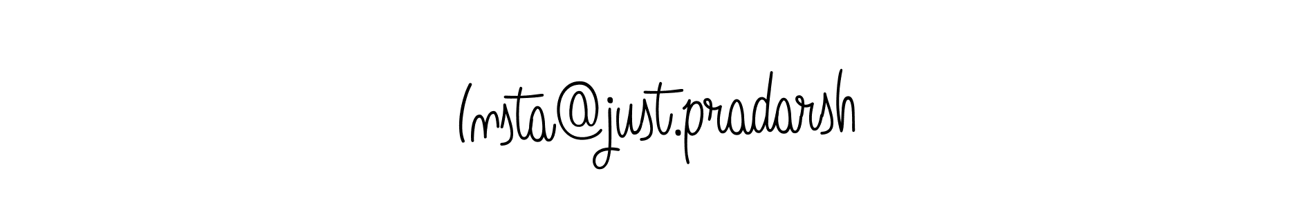 Check out images of Autograph of Insta@just.pradarsh name. Actor Insta@just.pradarsh Signature Style. Angelique-Rose-font-FFP is a professional sign style online. Insta@just.pradarsh signature style 5 images and pictures png