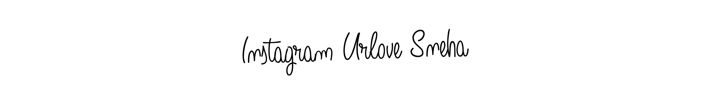 Angelique-Rose-font-FFP is a professional signature style that is perfect for those who want to add a touch of class to their signature. It is also a great choice for those who want to make their signature more unique. Get Instagram Urlove Sneha  name to fancy signature for free. Instagram Urlove Sneha  signature style 5 images and pictures png