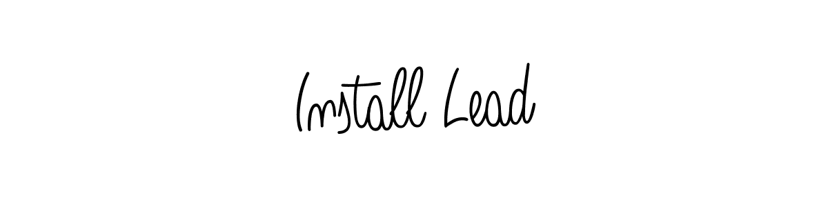 Best and Professional Signature Style for Install Lead. Angelique-Rose-font-FFP Best Signature Style Collection. Install Lead signature style 5 images and pictures png