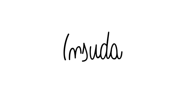How to Draw Insuda signature style? Angelique-Rose-font-FFP is a latest design signature styles for name Insuda. Insuda signature style 5 images and pictures png