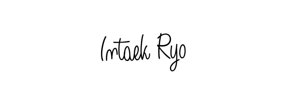 Angelique-Rose-font-FFP is a professional signature style that is perfect for those who want to add a touch of class to their signature. It is also a great choice for those who want to make their signature more unique. Get Intaek Ryo name to fancy signature for free. Intaek Ryo signature style 5 images and pictures png