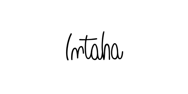 Best and Professional Signature Style for Intaha. Angelique-Rose-font-FFP Best Signature Style Collection. Intaha signature style 5 images and pictures png