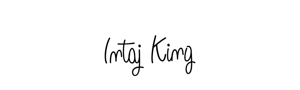 Design your own signature with our free online signature maker. With this signature software, you can create a handwritten (Angelique-Rose-font-FFP) signature for name Intaj King. Intaj King signature style 5 images and pictures png