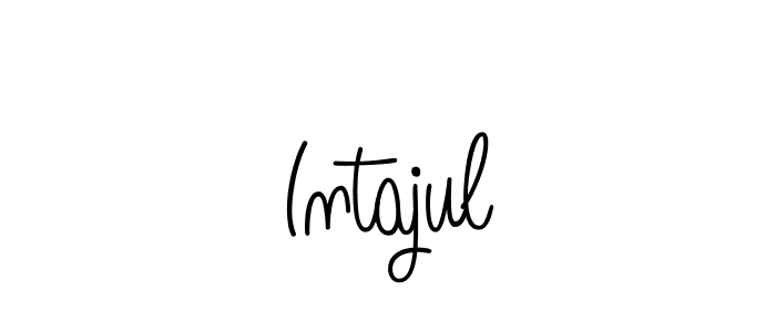 How to make Intajul signature? Angelique-Rose-font-FFP is a professional autograph style. Create handwritten signature for Intajul name. Intajul signature style 5 images and pictures png