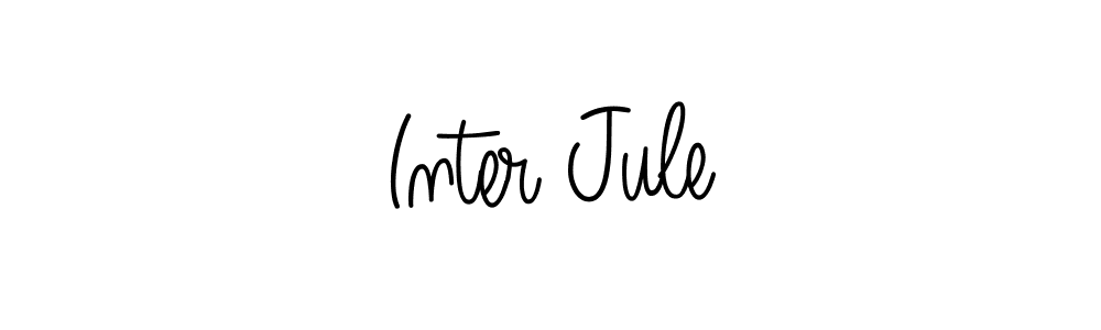 Angelique-Rose-font-FFP is a professional signature style that is perfect for those who want to add a touch of class to their signature. It is also a great choice for those who want to make their signature more unique. Get Inter Jule name to fancy signature for free. Inter Jule signature style 5 images and pictures png