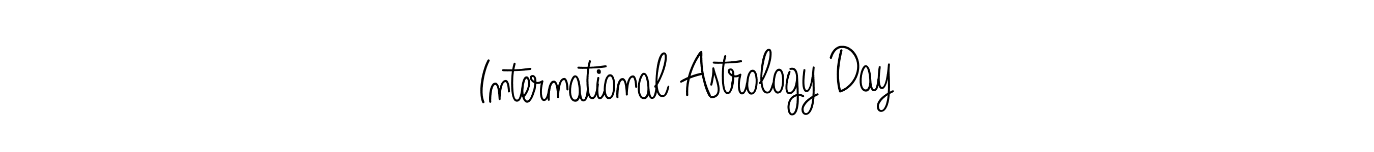 Make a beautiful signature design for name International Astrology Day. With this signature (Angelique-Rose-font-FFP) style, you can create a handwritten signature for free. International Astrology Day signature style 5 images and pictures png