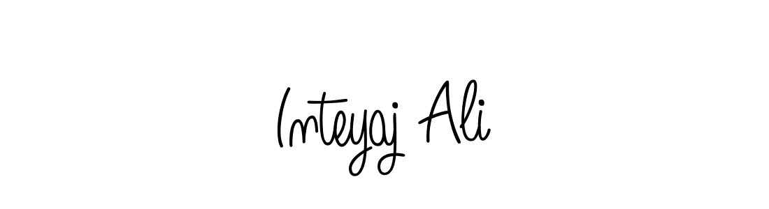 Check out images of Autograph of Inteyaj Ali name. Actor Inteyaj Ali Signature Style. Angelique-Rose-font-FFP is a professional sign style online. Inteyaj Ali signature style 5 images and pictures png