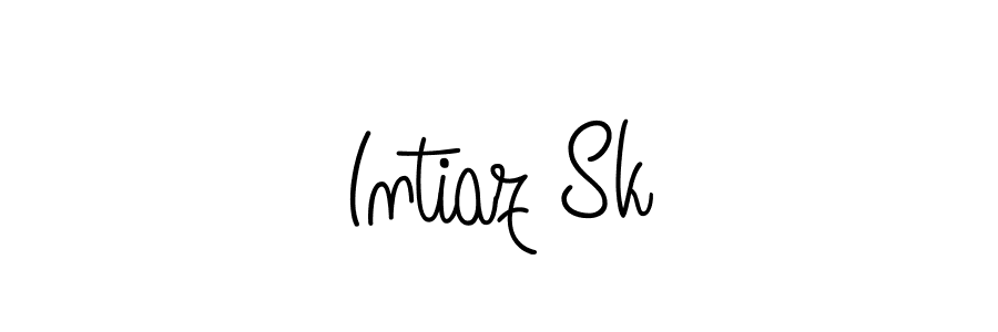 Design your own signature with our free online signature maker. With this signature software, you can create a handwritten (Angelique-Rose-font-FFP) signature for name Intiaz Sk. Intiaz Sk signature style 5 images and pictures png