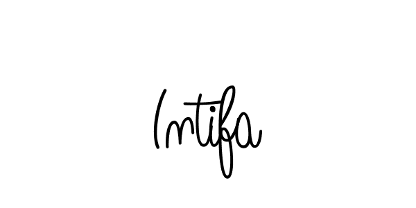 Use a signature maker to create a handwritten signature online. With this signature software, you can design (Angelique-Rose-font-FFP) your own signature for name Intifa. Intifa signature style 5 images and pictures png