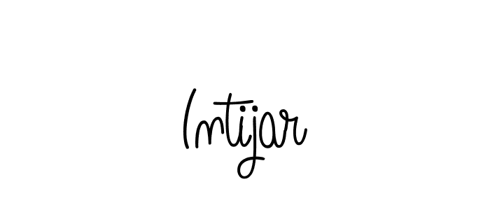 Create a beautiful signature design for name Intijar. With this signature (Angelique-Rose-font-FFP) fonts, you can make a handwritten signature for free. Intijar signature style 5 images and pictures png