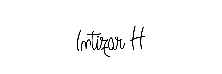 How to Draw Intizar H signature style? Angelique-Rose-font-FFP is a latest design signature styles for name Intizar H. Intizar H signature style 5 images and pictures png