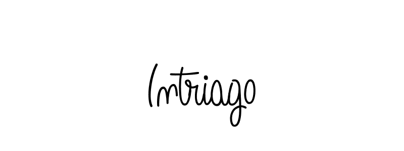 Design your own signature with our free online signature maker. With this signature software, you can create a handwritten (Angelique-Rose-font-FFP) signature for name Intriago. Intriago signature style 5 images and pictures png