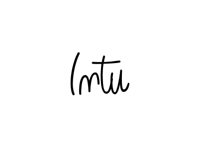 Also we have Intu name is the best signature style. Create professional handwritten signature collection using Angelique-Rose-font-FFP autograph style. Intu signature style 5 images and pictures png