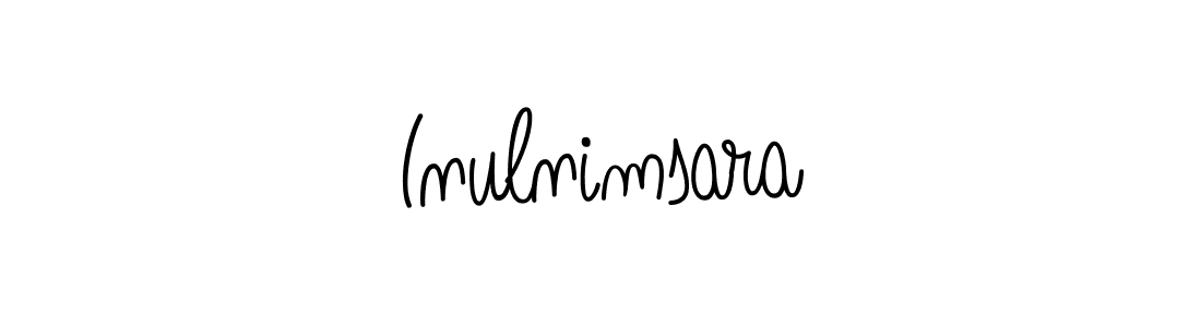 Angelique-Rose-font-FFP is a professional signature style that is perfect for those who want to add a touch of class to their signature. It is also a great choice for those who want to make their signature more unique. Get Inulnimsara name to fancy signature for free. Inulnimsara signature style 5 images and pictures png