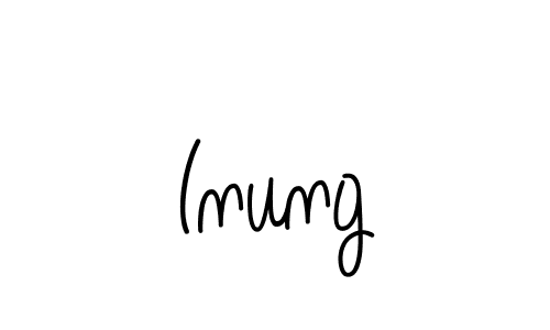 Angelique-Rose-font-FFP is a professional signature style that is perfect for those who want to add a touch of class to their signature. It is also a great choice for those who want to make their signature more unique. Get Inung name to fancy signature for free. Inung signature style 5 images and pictures png