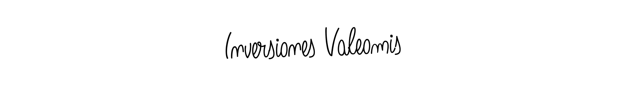 Similarly Angelique-Rose-font-FFP is the best handwritten signature design. Signature creator online .You can use it as an online autograph creator for name Inversiones Valeomis. Inversiones Valeomis signature style 5 images and pictures png