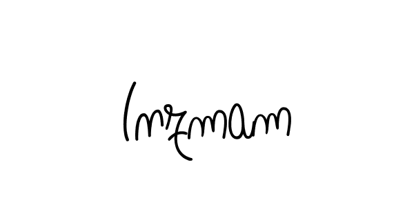 Make a beautiful signature design for name Inzmam. With this signature (Angelique-Rose-font-FFP) style, you can create a handwritten signature for free. Inzmam signature style 5 images and pictures png