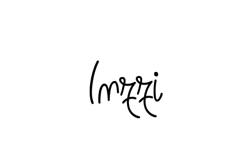 Create a beautiful signature design for name Inzzi. With this signature (Angelique-Rose-font-FFP) fonts, you can make a handwritten signature for free. Inzzi signature style 5 images and pictures png