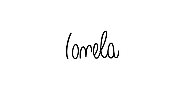 It looks lik you need a new signature style for name Ionela. Design unique handwritten (Angelique-Rose-font-FFP) signature with our free signature maker in just a few clicks. Ionela signature style 5 images and pictures png