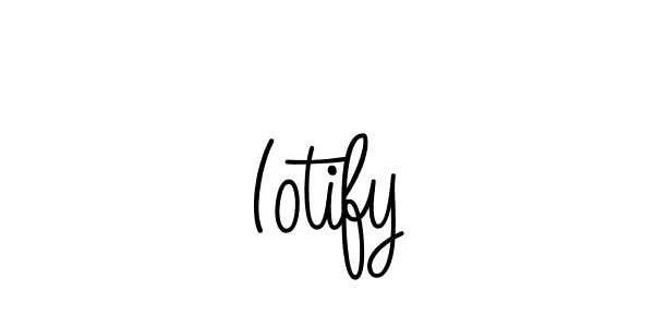 Also we have Iotify name is the best signature style. Create professional handwritten signature collection using Angelique-Rose-font-FFP autograph style. Iotify signature style 5 images and pictures png