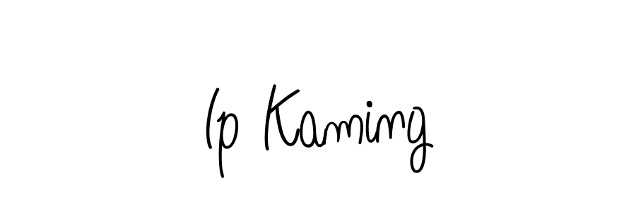 Ip Kaming stylish signature style. Best Handwritten Sign (Angelique-Rose-font-FFP) for my name. Handwritten Signature Collection Ideas for my name Ip Kaming. Ip Kaming signature style 5 images and pictures png