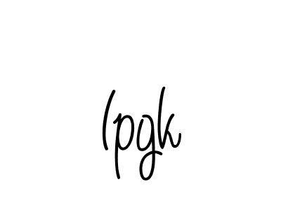 Make a beautiful signature design for name Ipgk. With this signature (Angelique-Rose-font-FFP) style, you can create a handwritten signature for free. Ipgk signature style 5 images and pictures png