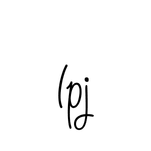 Ipj stylish signature style. Best Handwritten Sign (Angelique-Rose-font-FFP) for my name. Handwritten Signature Collection Ideas for my name Ipj. Ipj signature style 5 images and pictures png