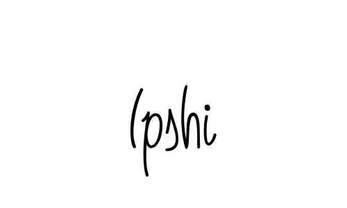 Make a beautiful signature design for name Ipshi. Use this online signature maker to create a handwritten signature for free. Ipshi signature style 5 images and pictures png