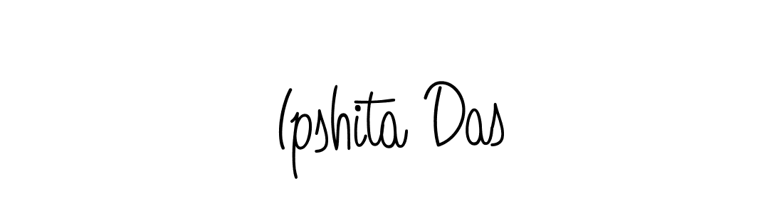 Use a signature maker to create a handwritten signature online. With this signature software, you can design (Angelique-Rose-font-FFP) your own signature for name Ipshita Das. Ipshita Das signature style 5 images and pictures png