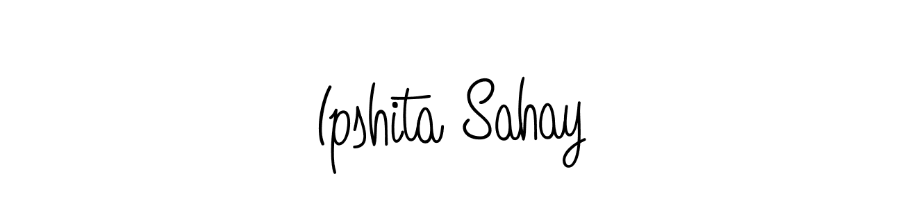 Also we have Ipshita Sahay name is the best signature style. Create professional handwritten signature collection using Angelique-Rose-font-FFP autograph style. Ipshita Sahay signature style 5 images and pictures png