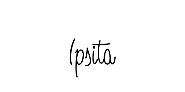 Create a beautiful signature design for name Ipsita. With this signature (Angelique-Rose-font-FFP) fonts, you can make a handwritten signature for free. Ipsita signature style 5 images and pictures png