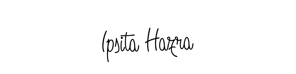 How to make Ipsita Hazra signature? Angelique-Rose-font-FFP is a professional autograph style. Create handwritten signature for Ipsita Hazra name. Ipsita Hazra signature style 5 images and pictures png