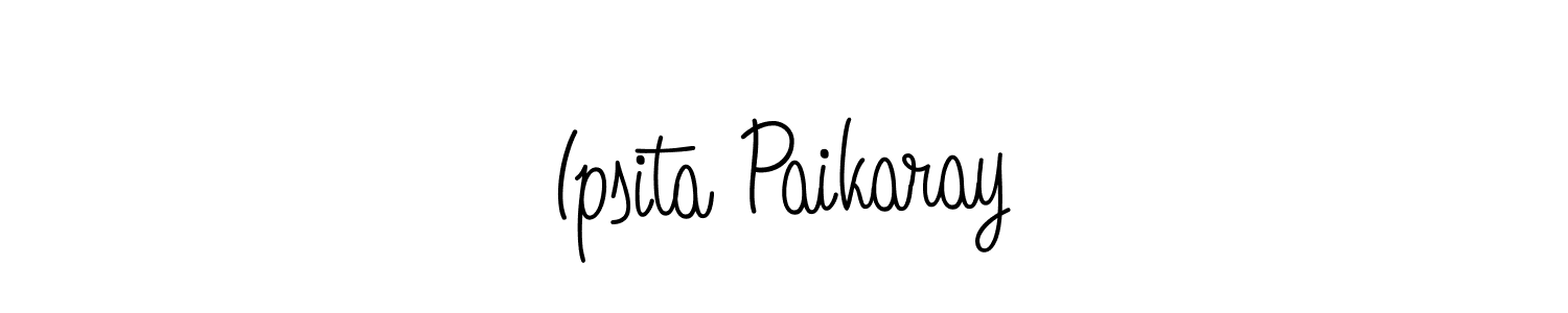 Angelique-Rose-font-FFP is a professional signature style that is perfect for those who want to add a touch of class to their signature. It is also a great choice for those who want to make their signature more unique. Get Ipsita Paikaray name to fancy signature for free. Ipsita Paikaray signature style 5 images and pictures png