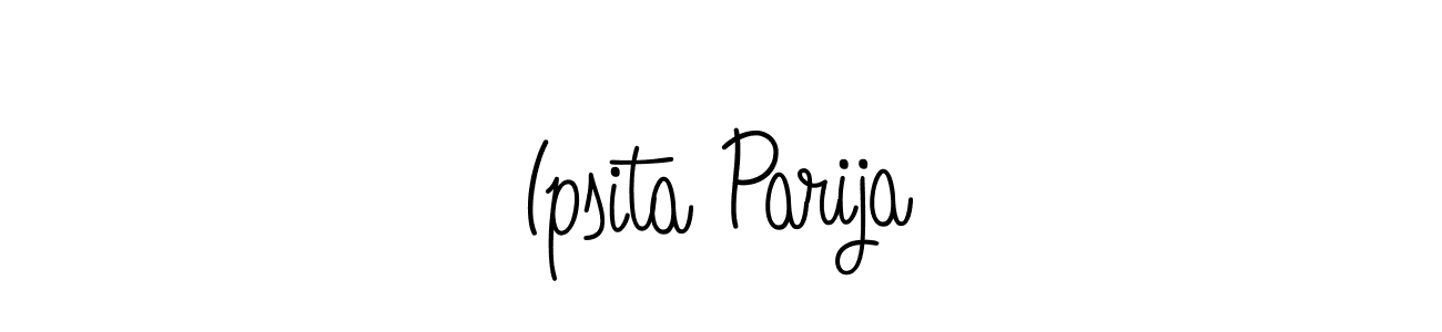 It looks lik you need a new signature style for name Ipsita Parija. Design unique handwritten (Angelique-Rose-font-FFP) signature with our free signature maker in just a few clicks. Ipsita Parija signature style 5 images and pictures png