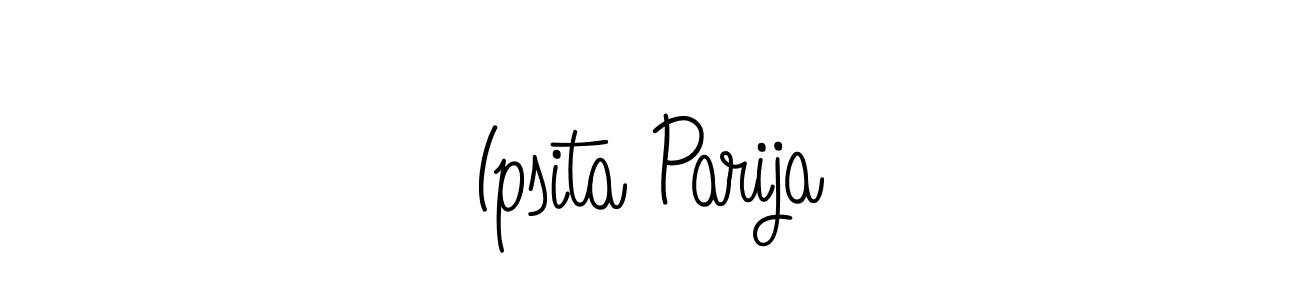 It looks lik you need a new signature style for name Ipsita Parija. Design unique handwritten (Angelique-Rose-font-FFP) signature with our free signature maker in just a few clicks. Ipsita Parija signature style 5 images and pictures png