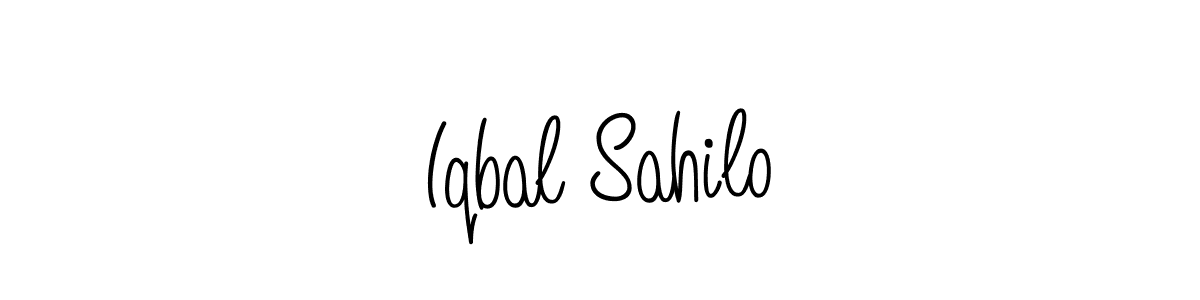 How to Draw Iqbal Sahilo signature style? Angelique-Rose-font-FFP is a latest design signature styles for name Iqbal Sahilo. Iqbal Sahilo signature style 5 images and pictures png