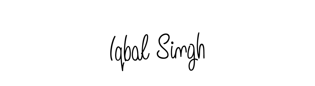 Create a beautiful signature design for name Iqbal Singh. With this signature (Angelique-Rose-font-FFP) fonts, you can make a handwritten signature for free. Iqbal Singh signature style 5 images and pictures png