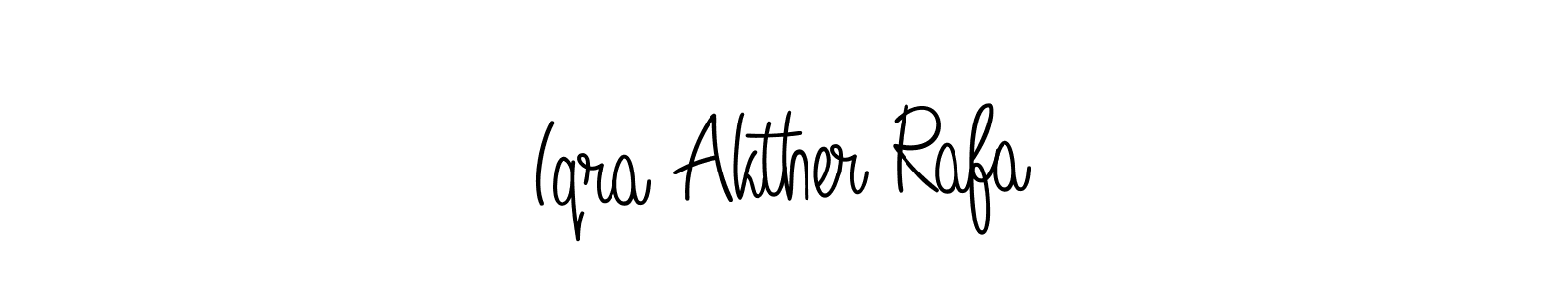 How to Draw Iqra Akther Rafa signature style? Angelique-Rose-font-FFP is a latest design signature styles for name Iqra Akther Rafa. Iqra Akther Rafa signature style 5 images and pictures png