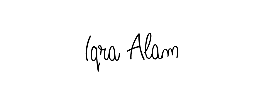Here are the top 10 professional signature styles for the name Iqra Alam. These are the best autograph styles you can use for your name. Iqra Alam signature style 5 images and pictures png